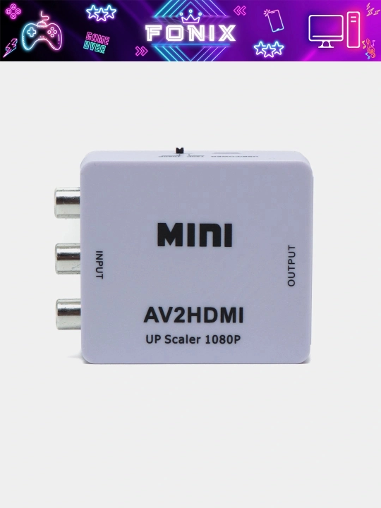 HDMI-dan AV-ga va AV-dan HDMI-ga konvertor - yuqori sifatli video uchun universal adapter