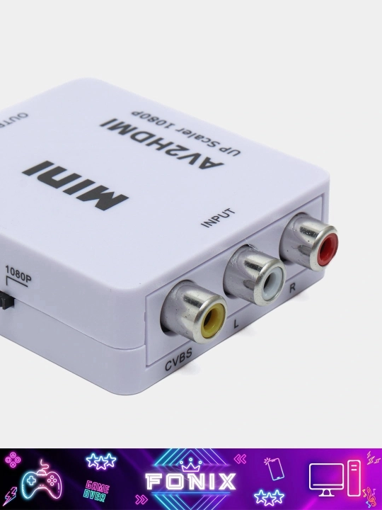HDMI-dan AV-ga va AV-dan HDMI-ga konvertor - yuqori sifatli video uchun universal adapter