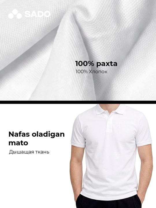 Erkaklar uchun polo futbolkasi SADO, futbolkalar erkaklar, fudbolka erkaklar, polo