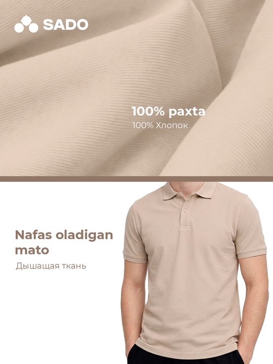 Erkaklar uchun polo futbolkasi SADO, futbolkalar erkaklar, fudbolka erkaklar, polo