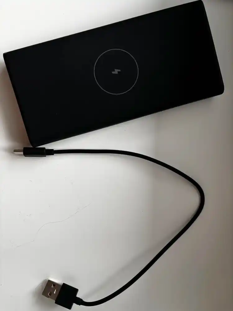 Power Bank 10000 mAh simsiz zaryadlash, tez zaryadlash 22.5W, 2 portli tashqi akkumulyator