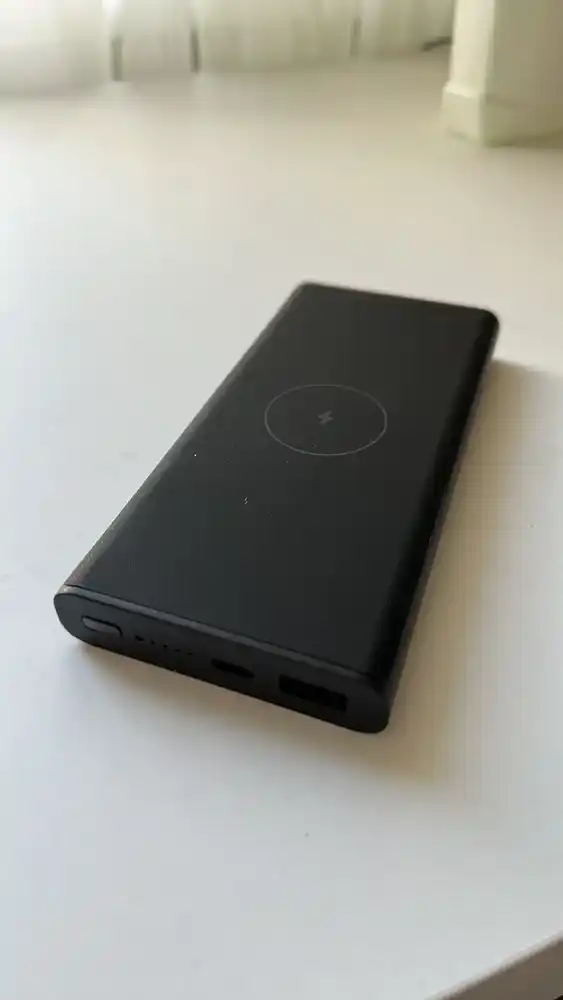 Power Bank 10000 mAh simsiz zaryadlash, tez zaryadlash 22.5W, 2 portli tashqi akkumulyator