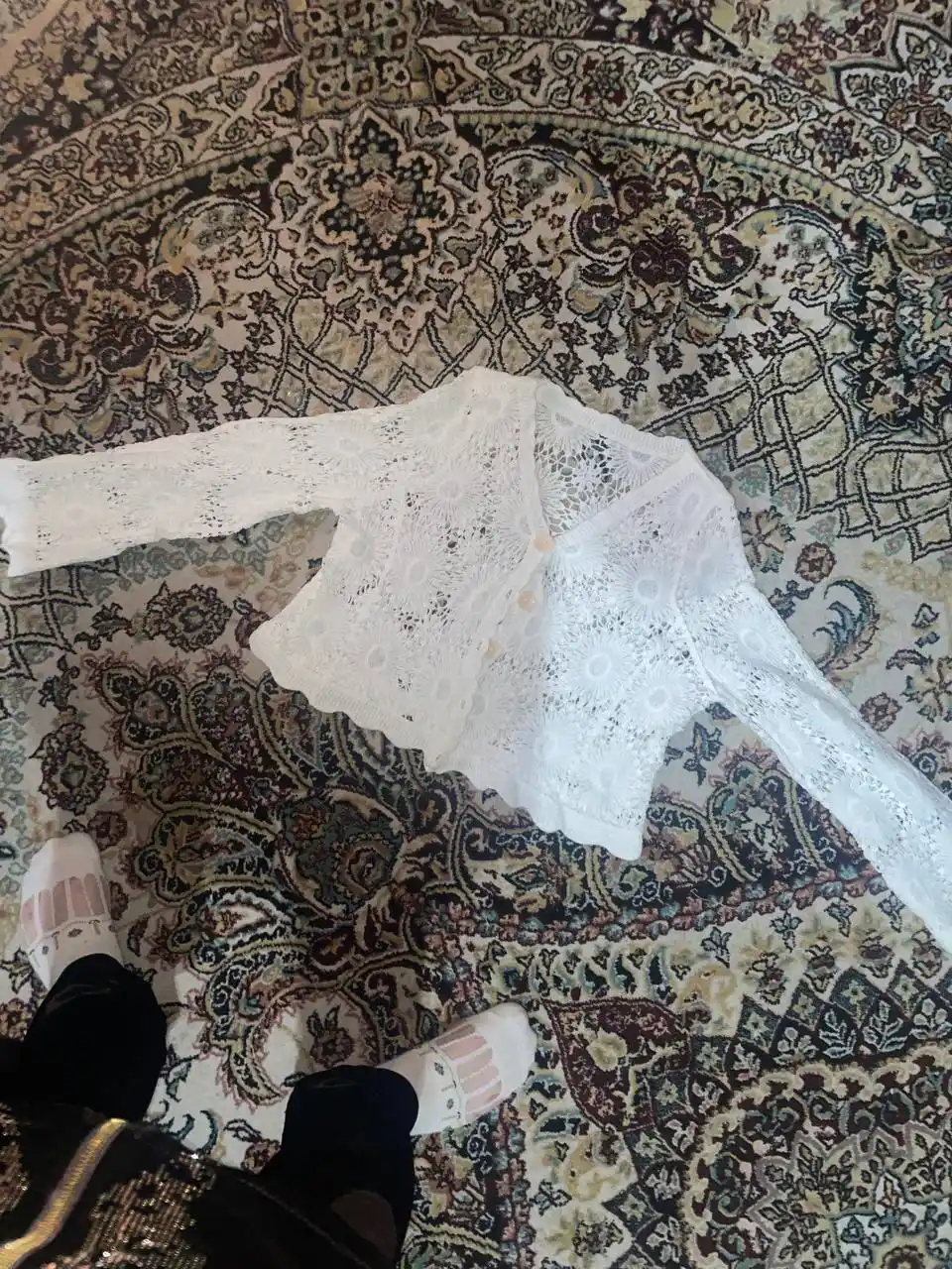 Ayollar to‘rli kardigani, yengil va nafis, bahorgi kardigan, ayollar ustki kiyimi