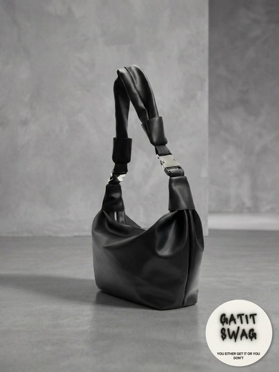 Сумка женская большая Y2K кросс боди — GATSWAG-GATBAG-ЧЕРН