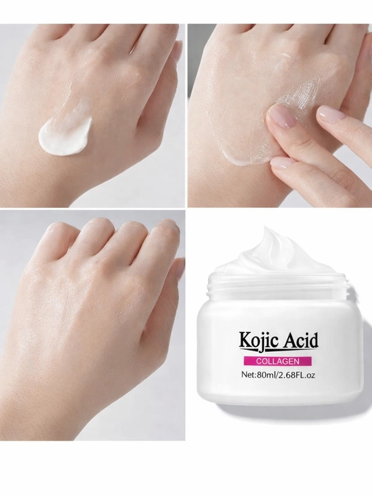 Kojic Collagen White Glow Cream ,Dog‘larga Qarshi Oqartiruvchi Krem