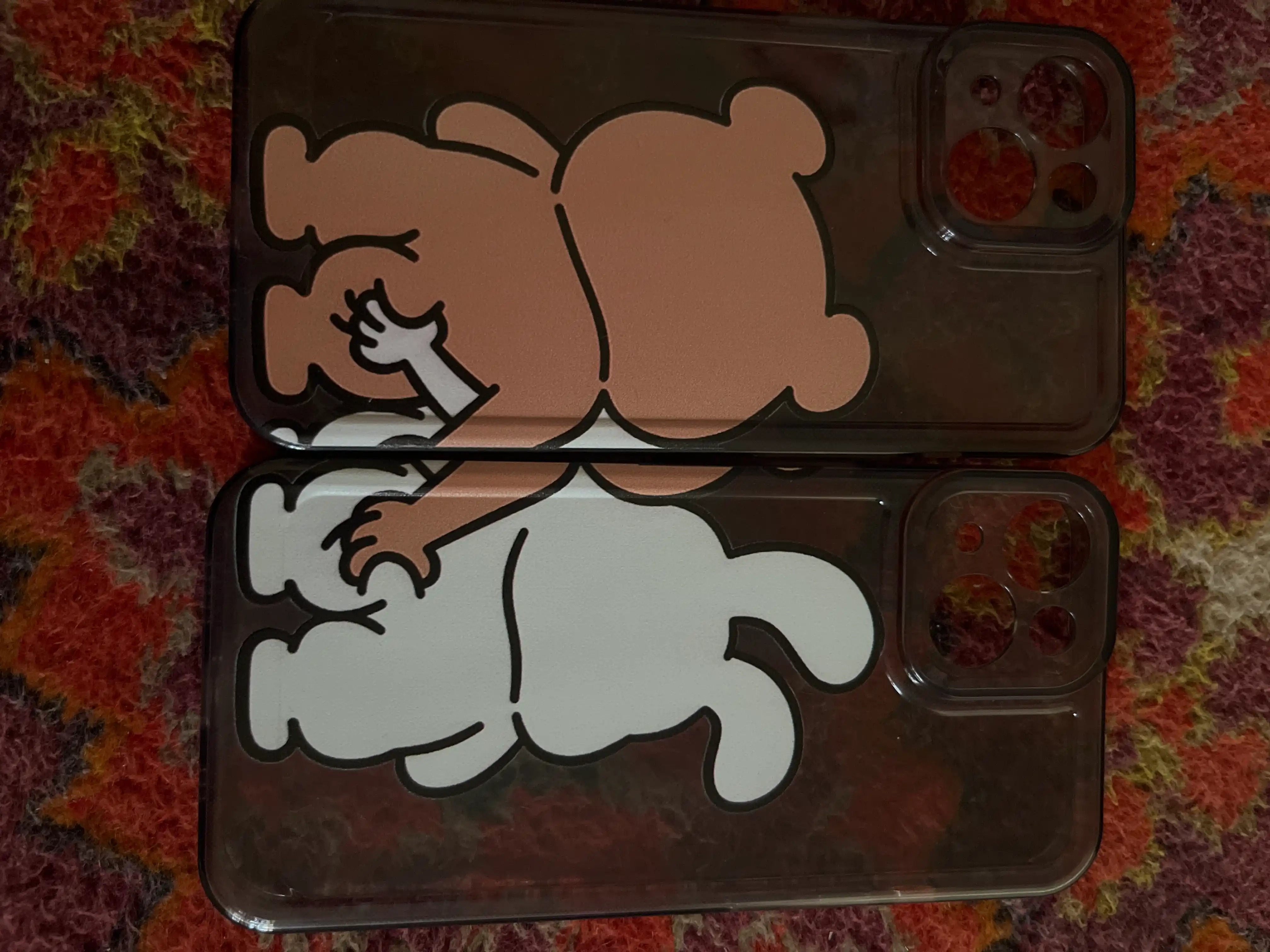 Чехол для iPhone 16 15 14 13 12 11 милый и пушистый