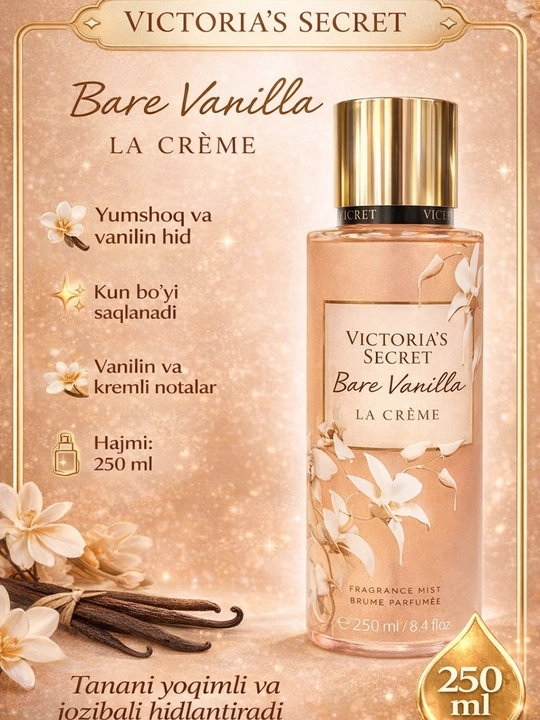 Victoriya secret-ayollar uchun tana spreyi, 250ml - 