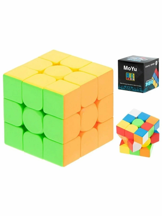 Boshqotirma rubik kubigi 3x3 MoYu, rivojlantiruvchi o'yinchoq, antistress o'yinchoq