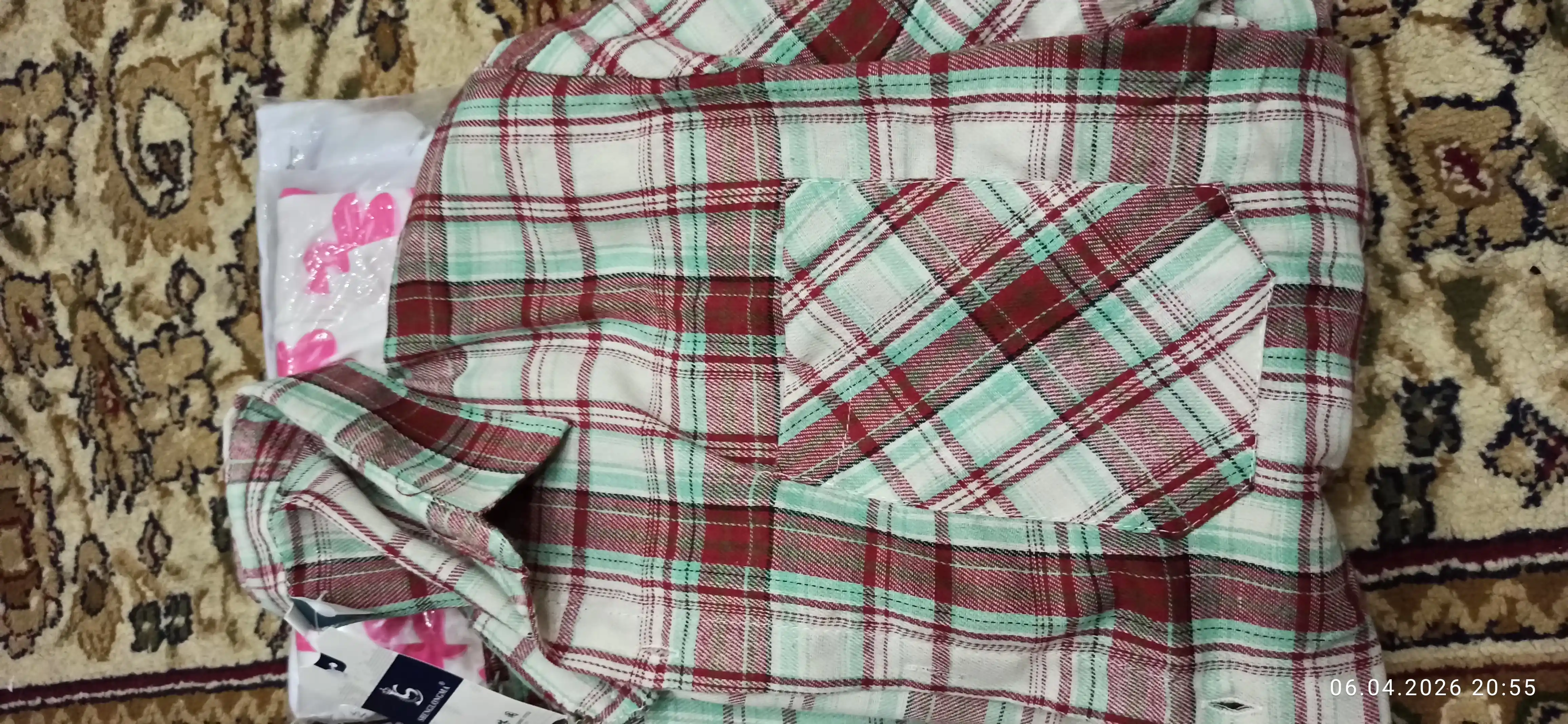 Rubashka oversize, Katakli ayollar ko‘ylagi - EllyFashion