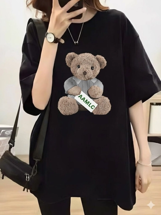 Koreys stilidagi oversize zamonaviy ko`rinishdagi yumshoq fudbolka ayol va qizlar uchun