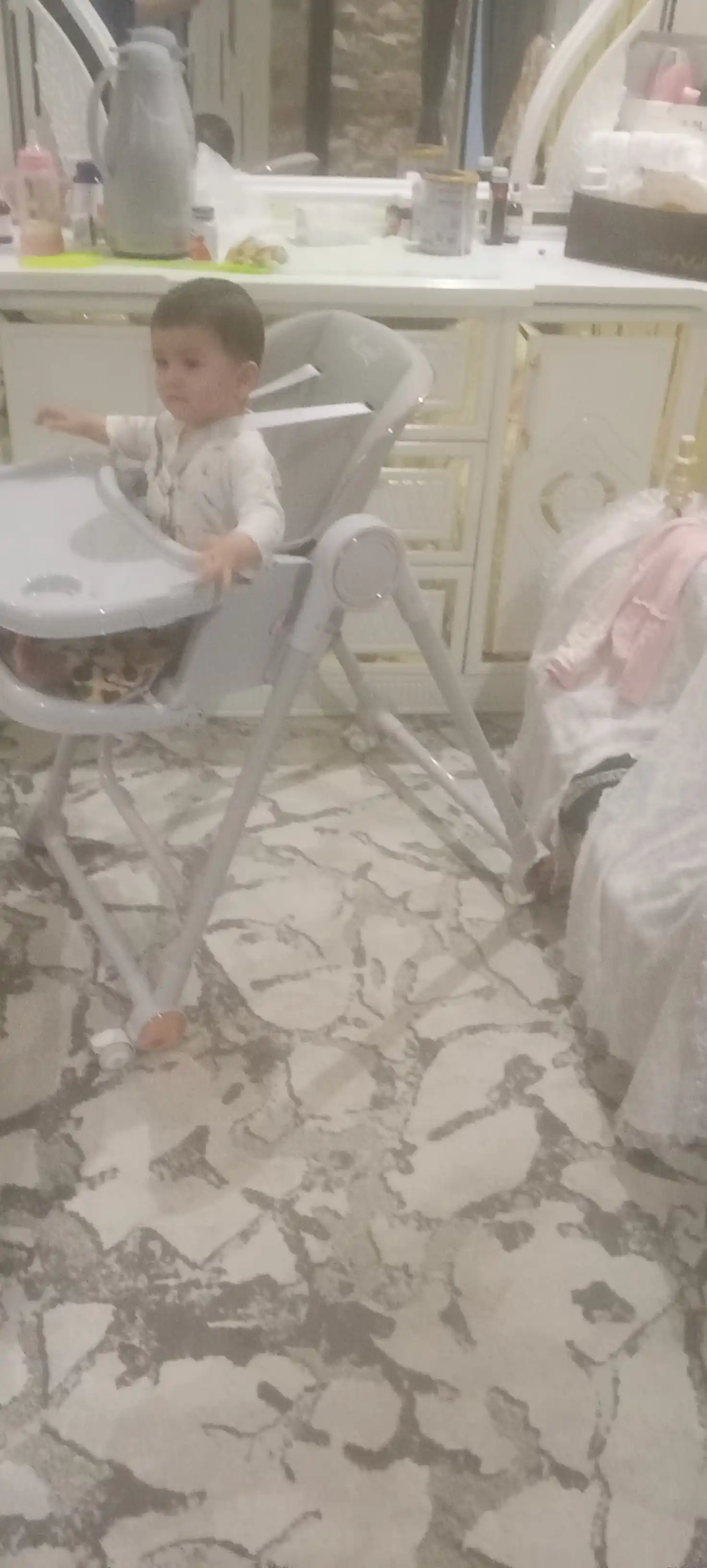 Детский стульчик для кормления+ качели, 2 в 1
