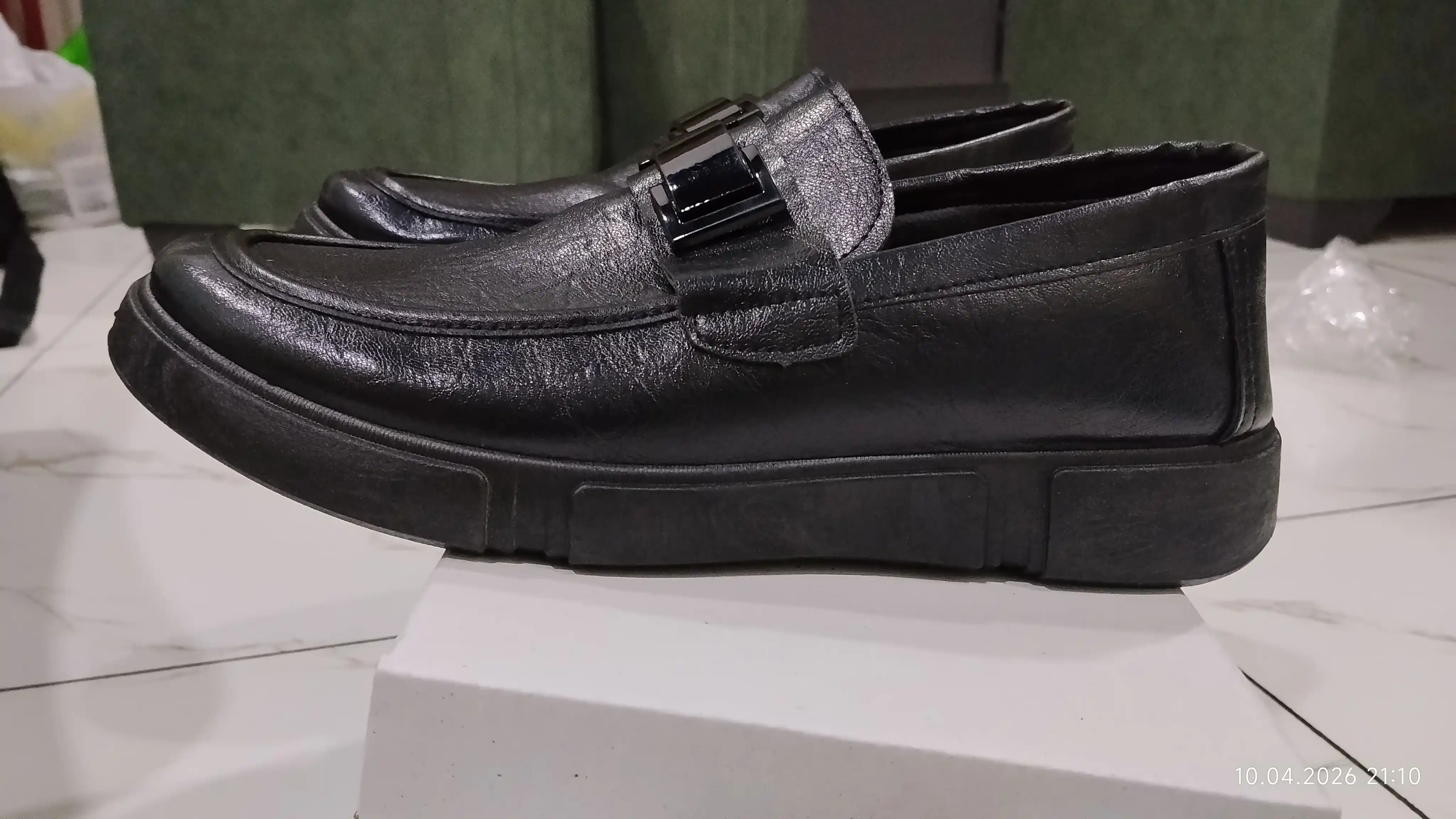 Erkaklar klassik slip-on lofferlari