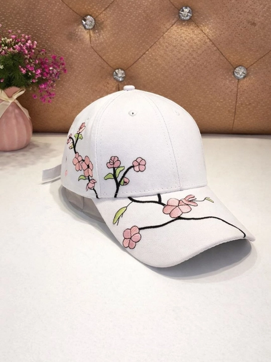 Sakura gul naqshli kepka - 