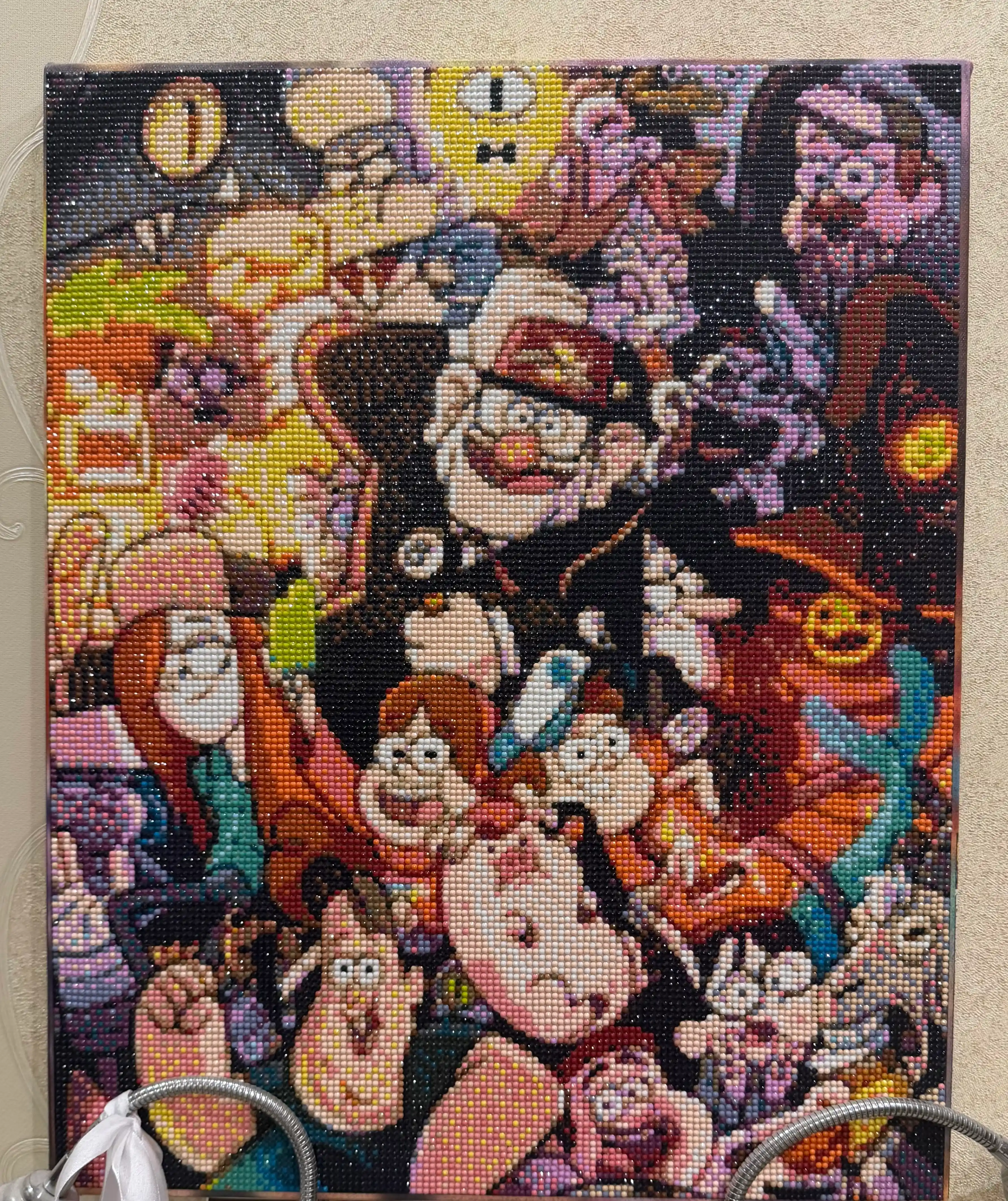 Olmos toshli mozaikasi Skystore "Multfilmlar", ramkalik asosga tortilgan, 40 * 50 sm