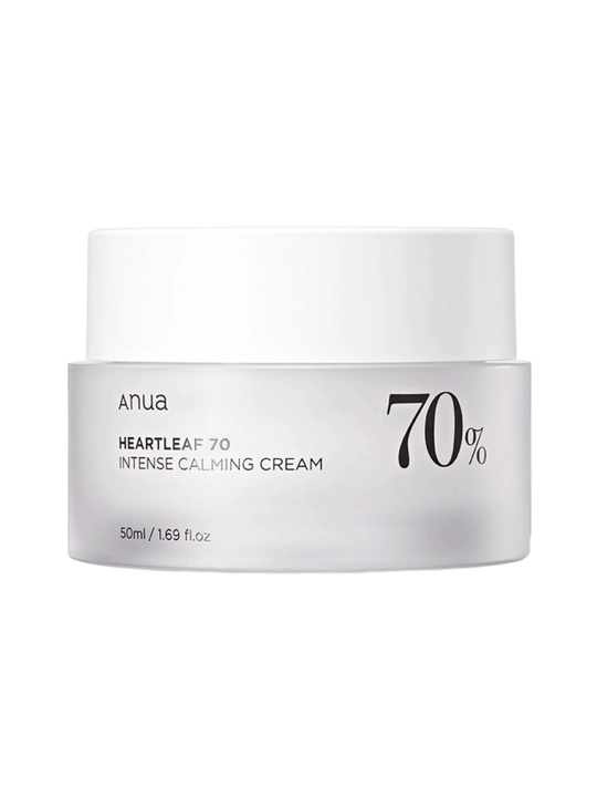 Anua Heartleaf 70% Intense Calming Cream — успокаивающий крем с хауттюйнией 70% - 