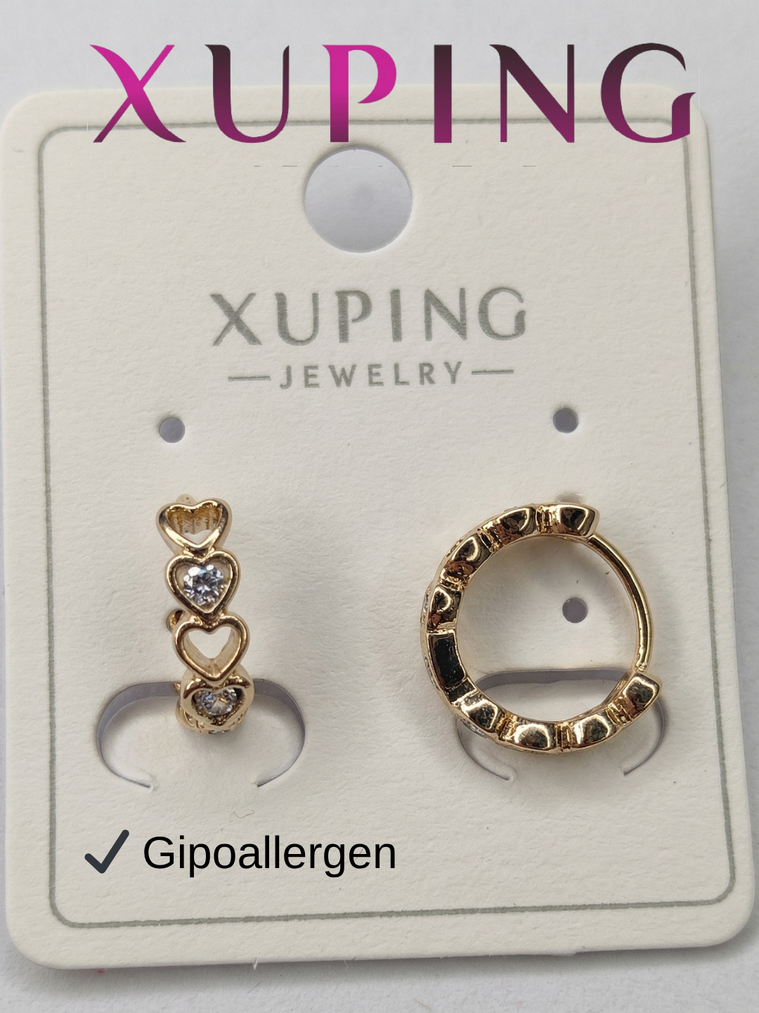 Детские серьги Xuping для девочек, маленькие