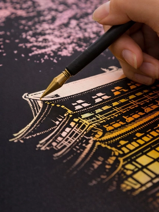 Набор для скретч рисования, 3D-раскраска, Scartch Art