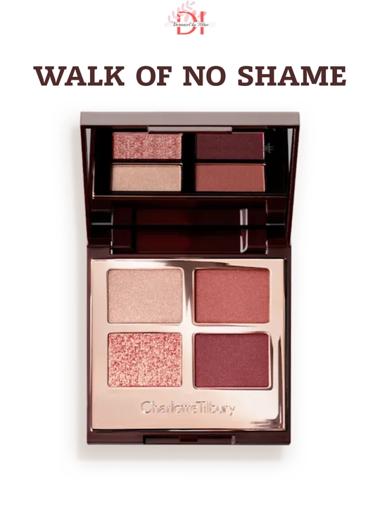 Палетка теней Charlotte Tilbury Walk of No Shame – насыщенные оттенки и легкая растушевка