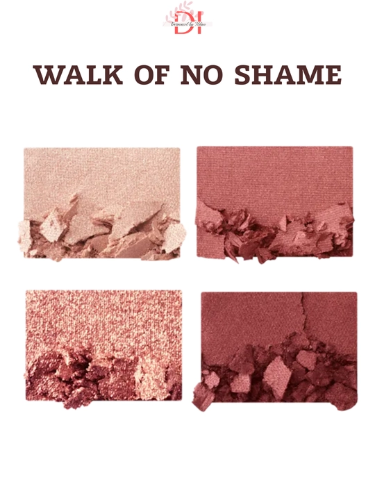 Палетка теней Charlotte Tilbury Walk of No Shame – насыщенные оттенки и легкая растушевка
