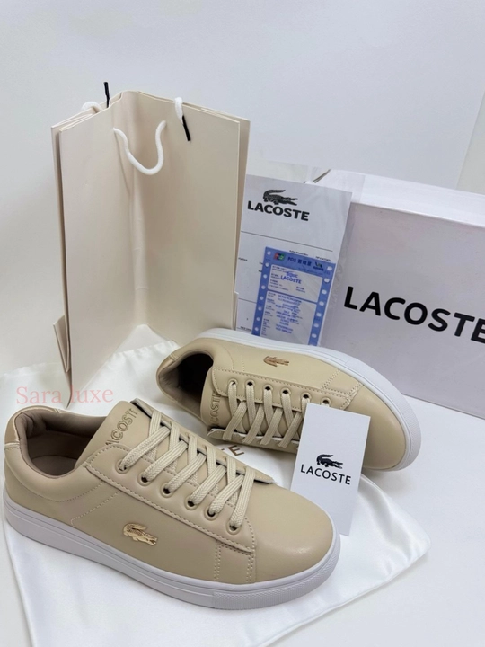 Женские кроссовки в стиле Lacoste, повседневные (casual), удобные, на каждый день - 