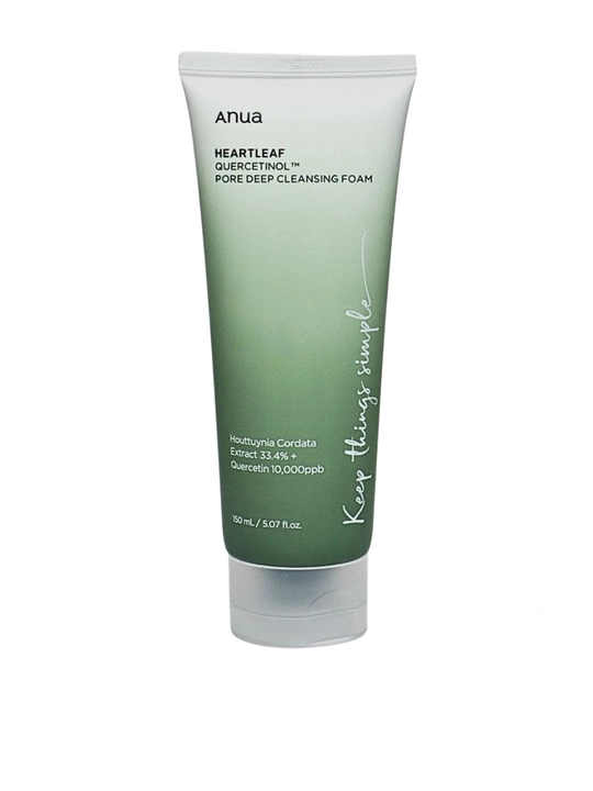 Пенка-скраб с для очищения пор Anua Heartleaf Quercetinol Pore Deep Cleansing Foam, 150 мл