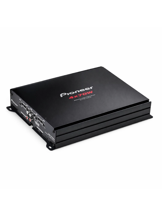 Avtomobil uchun ovoz kuchaytirgich PIONEER GM-E7004 4 kanalli qora avto usilitel