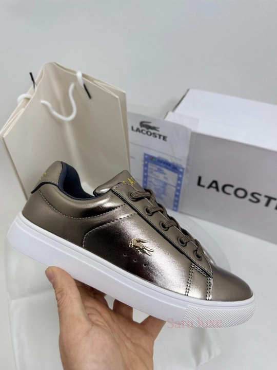 Lacoste uslubidagi ayollar krossovkalari, kundalik (casual), qulay, har kunlik
