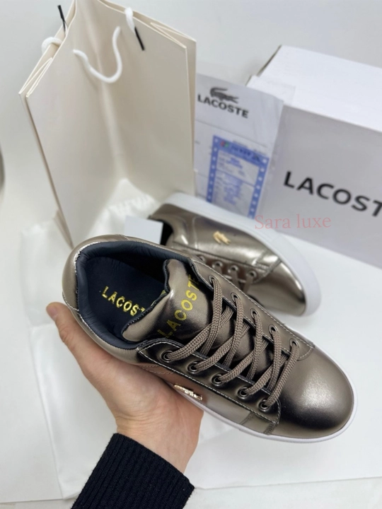Lacoste uslubidagi ayollar krossovkalari, kundalik (casual), qulay, har kunlik