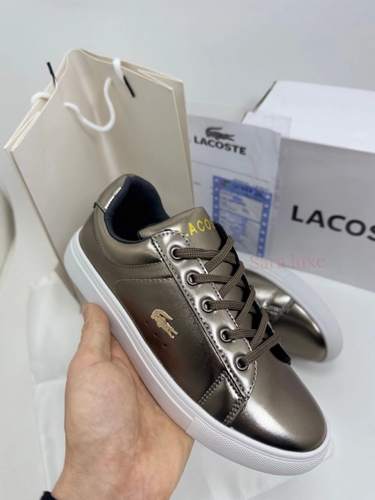 Lacoste uslubidagi ayollar krossovkalari, kundalik (casual), qulay, har kunlik
