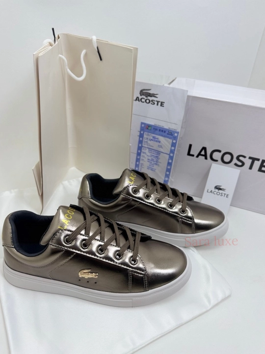 Lacoste uslubidagi ayollar krossovkalari, kundalik (casual), qulay, har kunlik