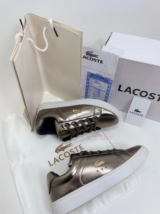Lacoste uslubidagi ayollar krossovkalari, kundalik (casual), qulay, har kunlik
