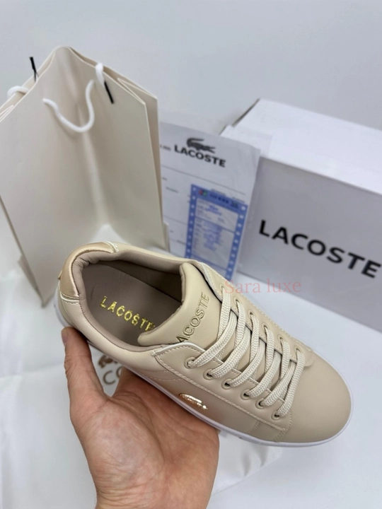 Lacoste uslubidagi ayollar krossovkalari, kundalik (casual), qulay, har kunlik