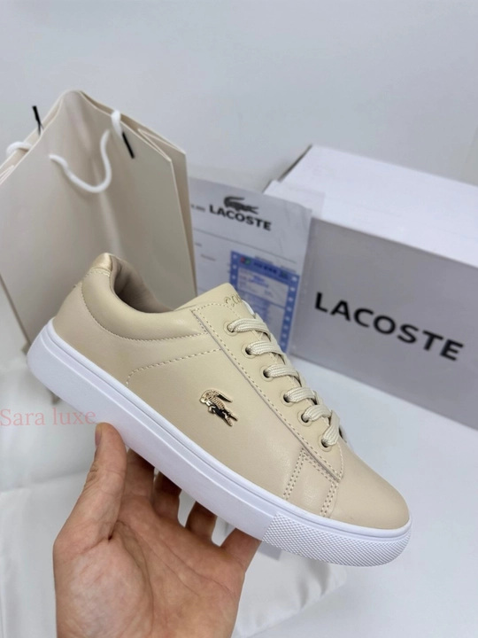 Lacoste uslubidagi ayollar krossovkalari, kundalik (casual), qulay, har kunlik