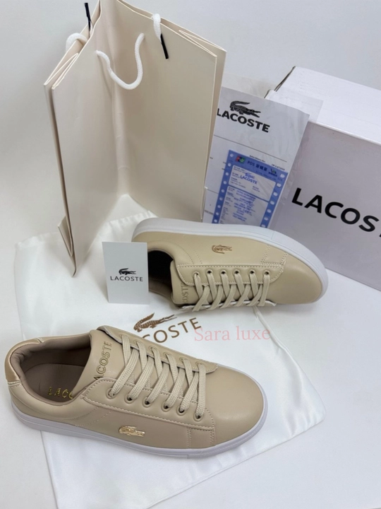 Lacoste uslubidagi ayollar krossovkalari, kundalik (casual), qulay, har kunlik