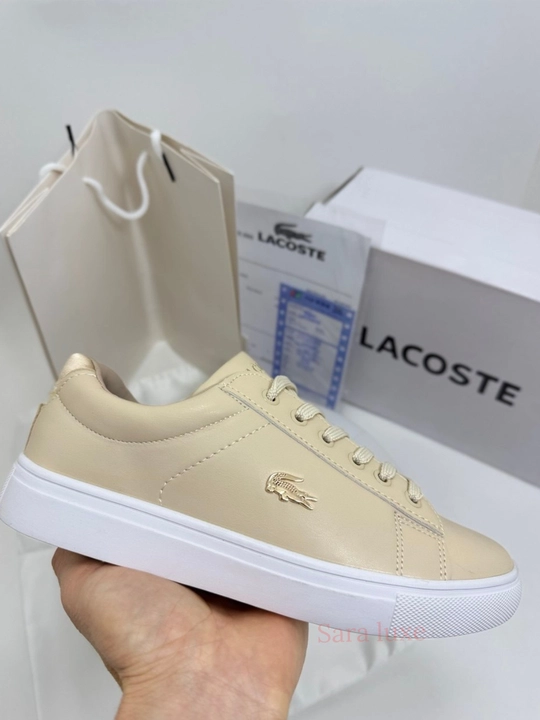 Lacoste uslubidagi ayollar krossovkalari, kundalik (casual), qulay, har kunlik