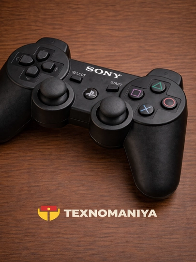 Беспроводной геймпад, Bluetooth джойстик DualShock 3, контроллер для Playstation 3 — TEXNO12-PS3JOY3-ЧЕРН