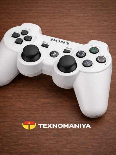 Беспроводной геймпад, Bluetooth джойстик DualShock 3, контроллер для Playstation 3 — TEXNO12-PS3JOY3-БЕЛЫЙ