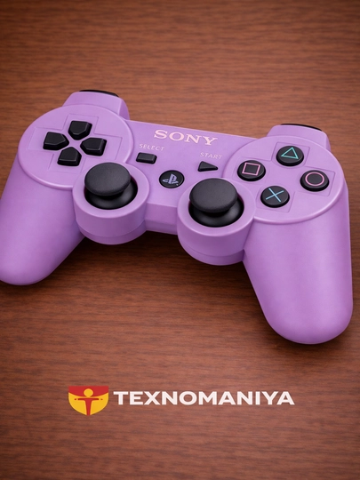 Беспроводной геймпад, Bluetooth джойстик DualShock 3, контроллер для Playstation 3 — TEXNO12-PS3JOY3-ЛАВАНД