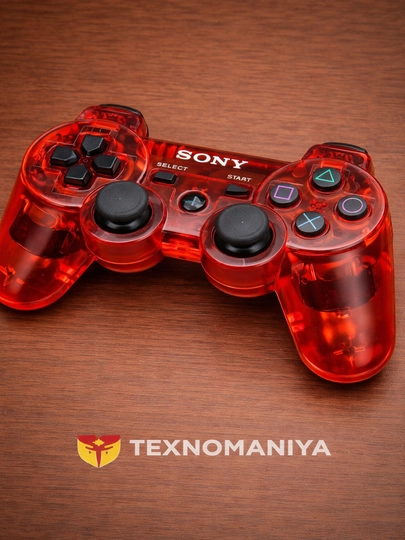 Беспроводной геймпад, Bluetooth джойстик DualShock 3, контроллер для Playstation 3 — TEXNO12-PS3JOY3-АЛЫЙ