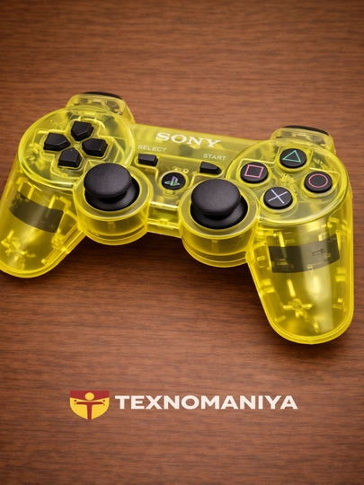Беспроводной геймпад, Bluetooth джойстик DualShock 3, контроллер для Playstation 3 — TEXNO12-PS3JOY3-ГОРЧИЧ