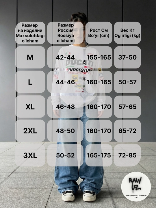 Ayollar longslivi Y2K paxta
