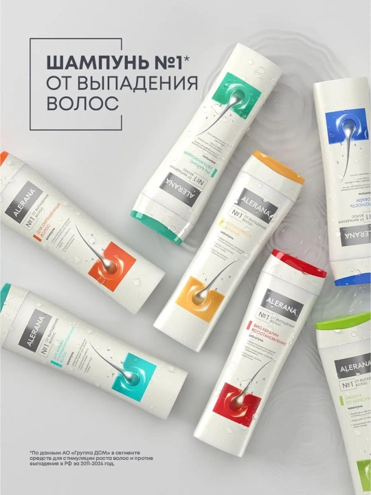 Бальзам-ополаскиватель Alerana, для всех типов волос, от выпадения и роста волос
