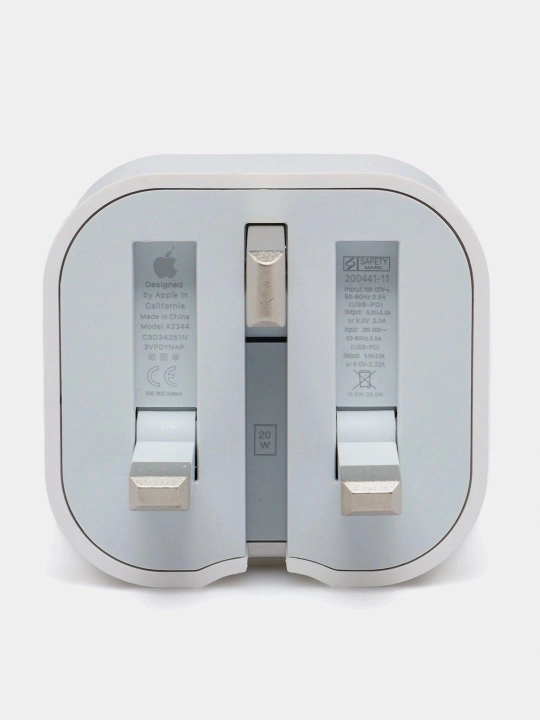 IPhone uchun zaryadlovchi, USB Type-C uchun 20W quvvat adapteri, ORG