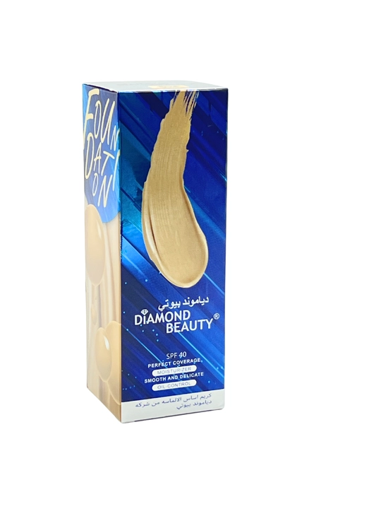 Diamond Beauty tonal krem SPF40, mukammal qoplama va oil control