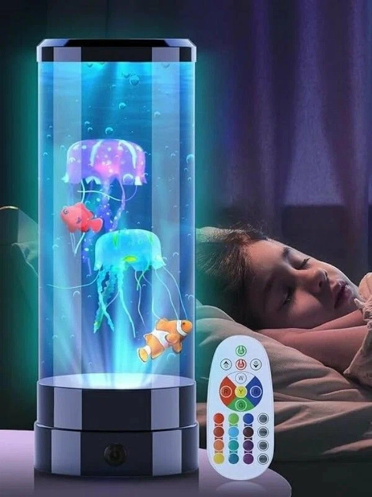 Meduza effektli LED tungi chiroq, dekorativ akvarium lampa, 29 sm - 