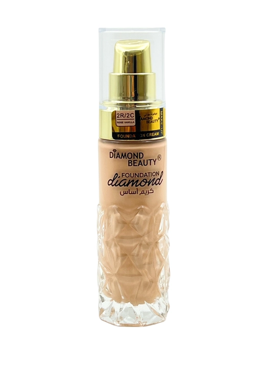 Diamond Beauty Foundation krem tonal asos, silliq va tabiiy qoplama 50ml - 