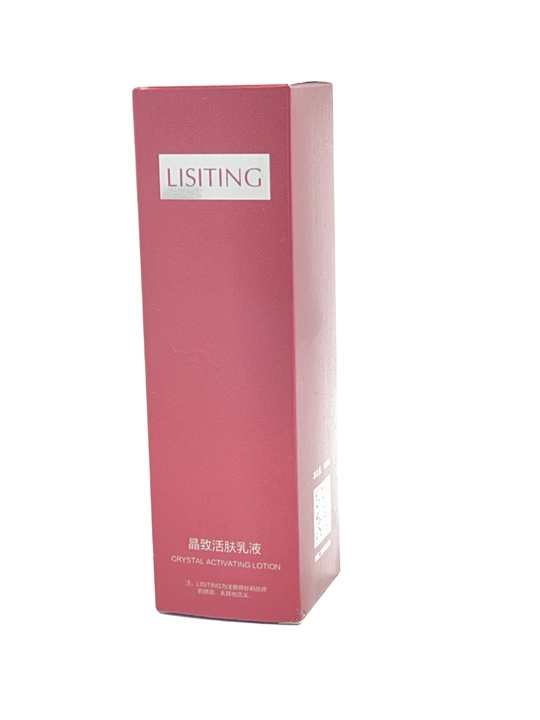 LISITING Crystal Activating Lotion, yuz uchun namlovchi va tiklovchi loson