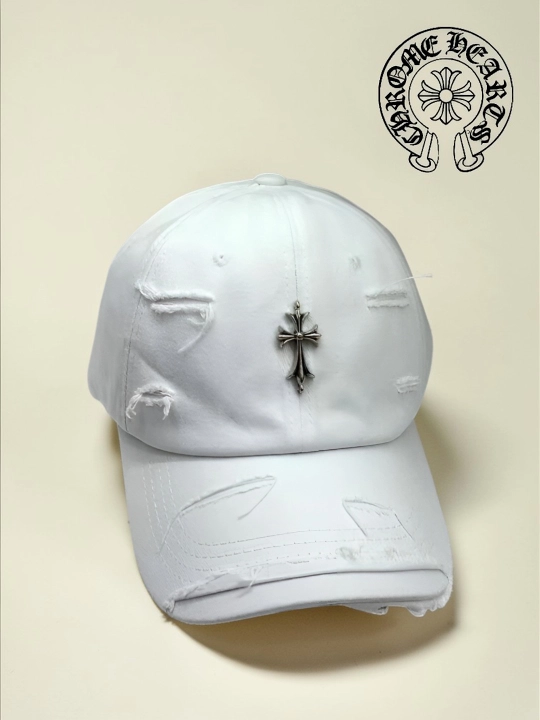 Кепка Chrome Hearts Y2K чёрная белая унисекс бейсболка подарок для мужчин и женщин Y 2 K
