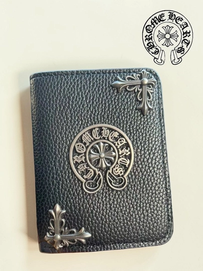 Кошелек Chrome Hearts Y2K унисекс подарок компактный картхолдер визитница для карт Y 2 K