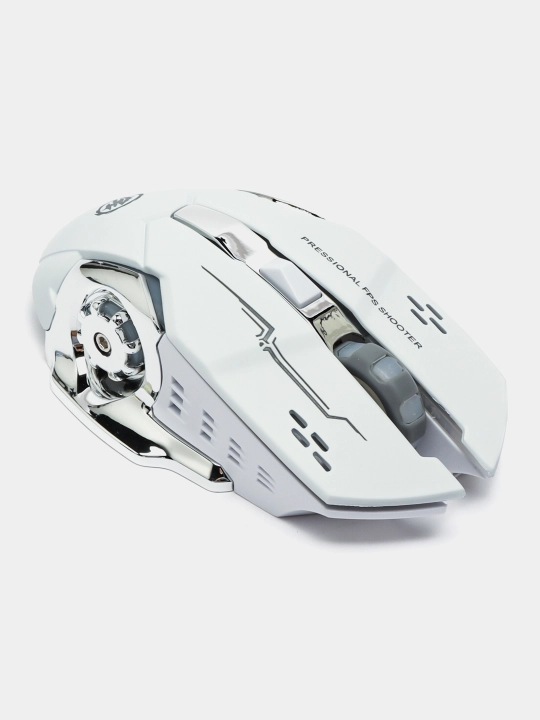 Shovqinsiz, Simsiz o‘yin sichqoncha, iMICE 5 xil model, DPI 12800, RGB, tugmalar 8 tagacha